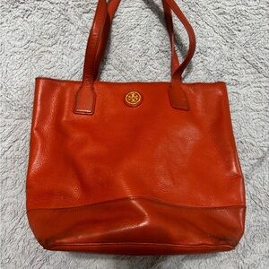 Tory Burch Vibrant Orange Tote